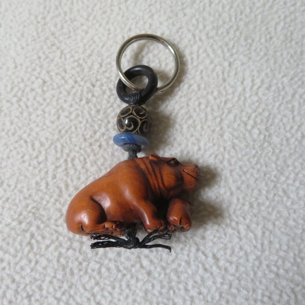 Hippo Key Chain - Picture 2 of 3